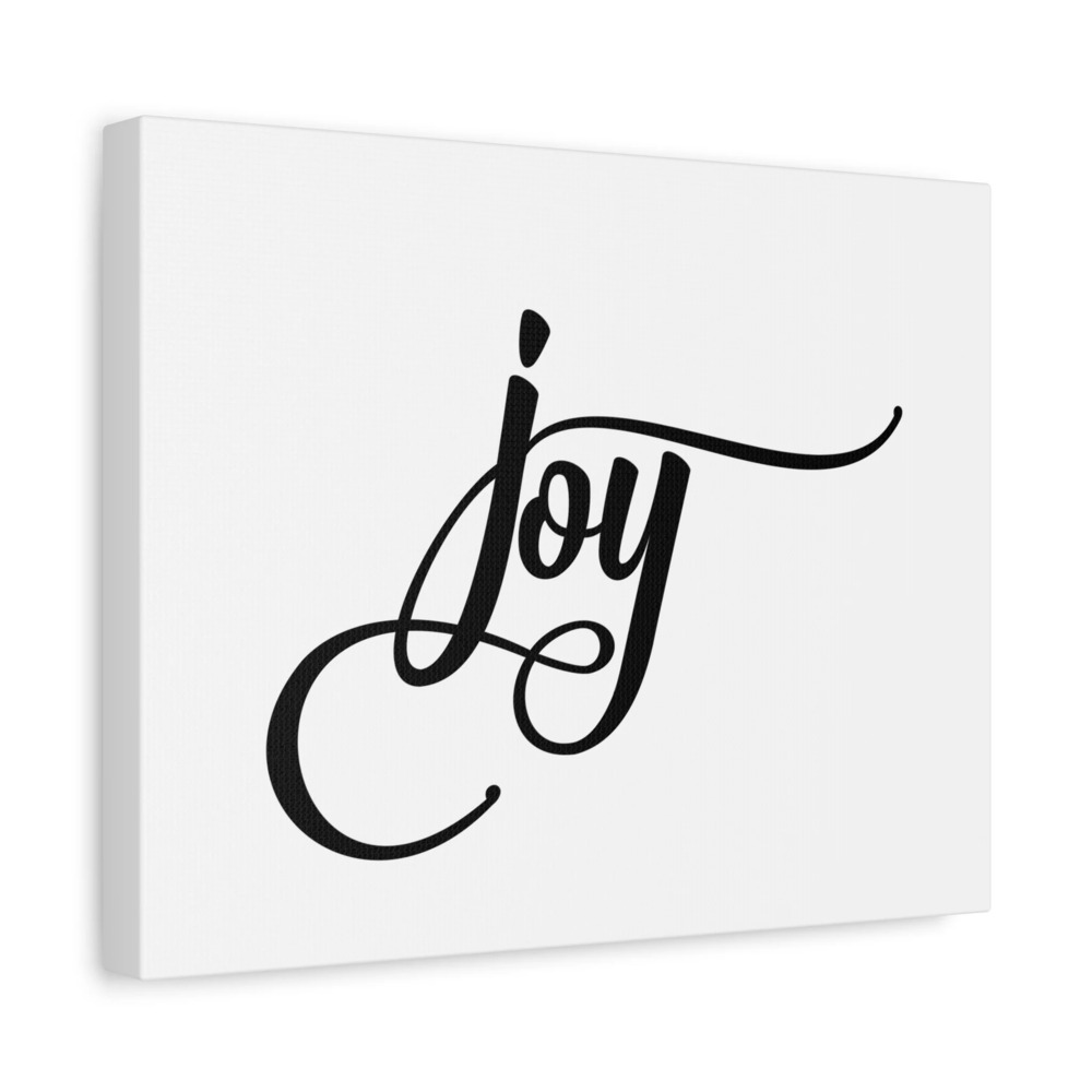 Scripture Canvas Joy Psalm 32:11 Christian Wall Art Bible Verse Print Ready to